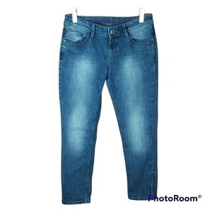 ESPRIT 94107 ankle zip stretch jeans size 29